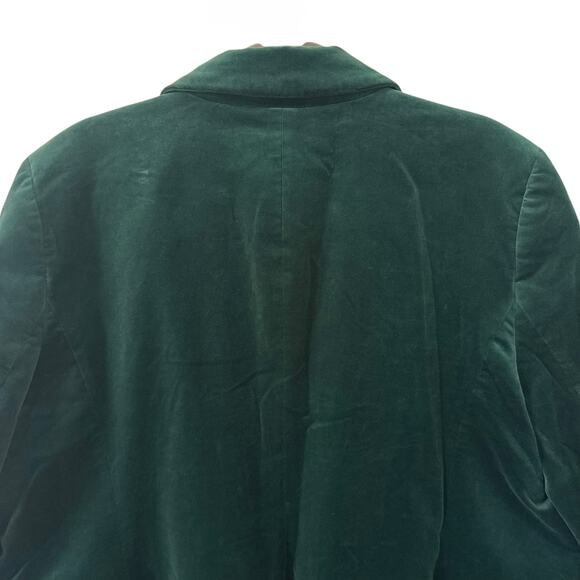 Talbots Velveteen Velvet Open Blazer Holiday Christmas Size 18 - Picture 11 of 14
